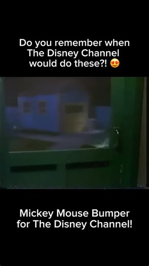 Mickey Mouse Bumper for The Disney Channel! Do you remember when The Disney Channel would do these?! 😍 A great throwback! #disney #instadisney #disneyreels #disneyinsta #disneygram #disneyig #disneychannel #nostalgia #mickey #mickeymouse #oldschool #throwback | Disney Mouse House