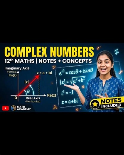 Complex Numbers Class 12 🔥 | Full Solutions#12thmaths #complexnumbers