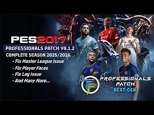 PES 2017 - Professionals Patch V8.1.2 | Fixed in the new update