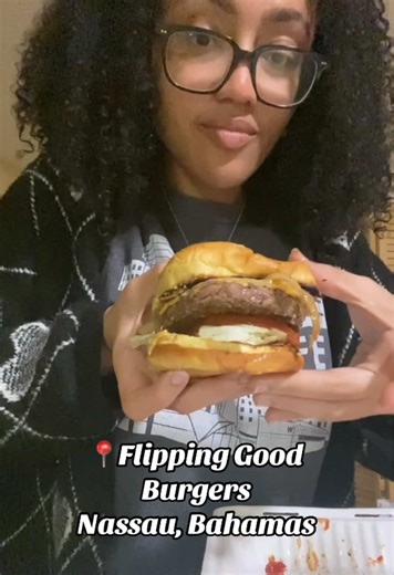 Delicious Cheeseburgers at Flipping Good Burgers, Bahamas