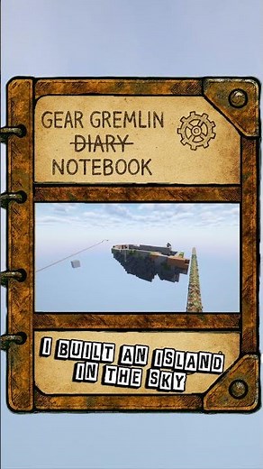 I Made a Floating Island in Minecraft!