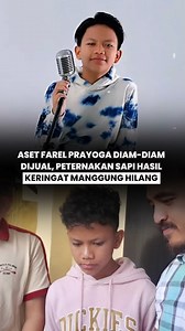 1.4M views · 10K reactions | Pahitnya realita di balik kesuksesan penyanyi cilik Farel Prayoga terungkap ke publik. Remaja yang pernah mencuri perhatian karena suara emasnya kini mengungkap fakta mengejutkan, salah satu aset yang ia beli dari hasil kerja kerasnya telah dijual diam-diam oleh orang tuanya. #viral #fyp #facebookviral #FarelPrayoga #artisviral #penyanyi #kisahnyata #fakta | Sapu Jagat Verse | Facebook
