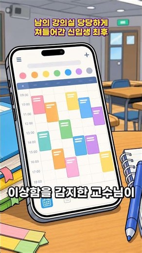 남의 강의실 당당하게 쳐들어간 신입생 최후
