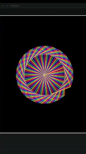 🐍 Python Turtle Creates THIS! 🤯 | Amazing Geometric Pattern with Python