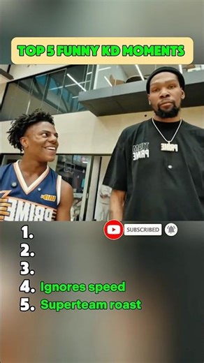 TOP 5 Funny KD Moments #NBA #basketball #nbaedits #lakers