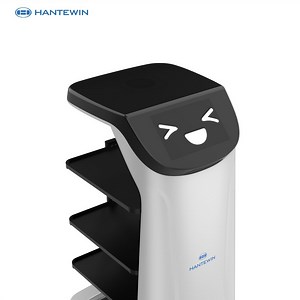 [Hot Item] Autonomous Intelligent Smart Food Delivery Robot Multiple Trays for Restaurant and Hotel