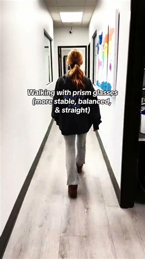 With normal vision or regular glasses, your eyes may see clearly, but they are often not aligned