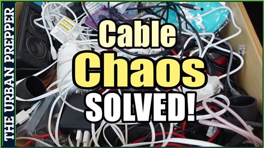 How to organize USB cables for easy daily access