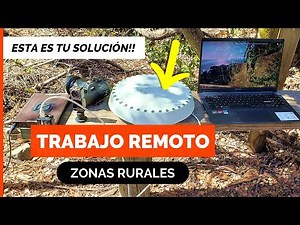 REMOTE WORK in RURAL AREAS! 🔋📡 (The best solution) Energy and 4G Internet anywhere