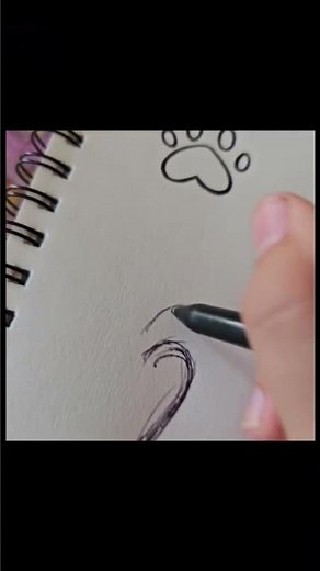 hair strand tutorial! (on paper) #art #tutorial #fyp