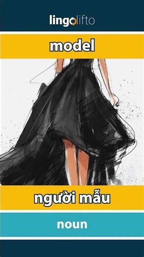 🇬🇧🇻🇳 model - người mẫu : learn English : hãy học tiếng Anh : vocabulary builder