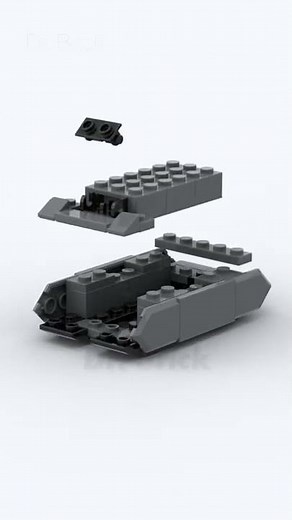 LEGO MOC ww2: Panzer VIII Maus German Tank World War 2 Building Animation #shorts #legomoc #afol