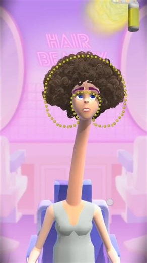 dancing hair cut Best Cool ever 3d game 😍 #gameplay