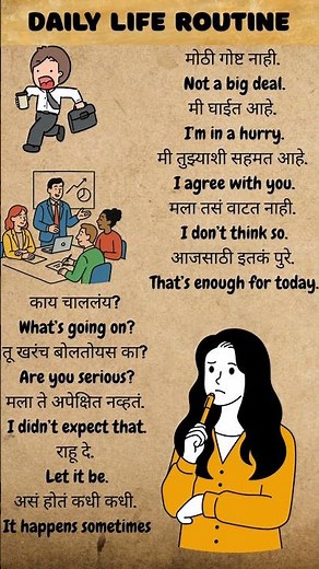 Daily use English sentences part 12