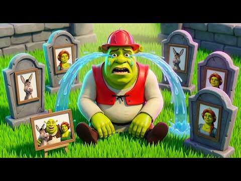 Cake Explosion! 😱🎂 Shrek & Donkey’s Kitchen Disaster | Funny Shrek Animation