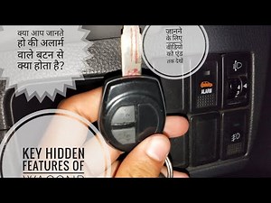Wagon r Key hidden features and how to activate anti theft alarm,walk-around of wagonr after 9 years