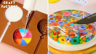 Sweet Symphony: Crafting a Candy Jelly Cake from Start to Finish! | Craft Factory