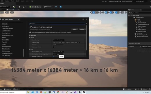 [UE5]使用Landscaping Mapbox插件导入意大利科莫湖(第一步)