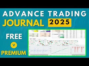 Advance Options Trading Trade Journal 2025 | Excel for Free