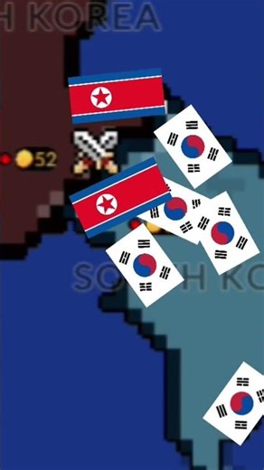 #korea #countryballs #mapper #geography #history #fighting #war #shorts #mapping