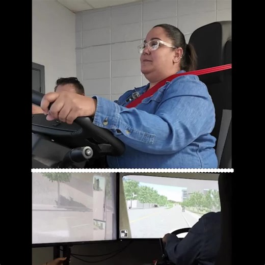1.7K views · 36 reactions | First up on the driving simulator: Kathy! Let’s just say, we’re extra grateful for our real pros behind the wheel! Enjoy this fun clip of Kathy sitting in the driver's seat for a moment! We recognize how hard you work every day, and we are grateful you choose to work with us! Happy Driver Appreciation Week! #TrucksForYou #DriverAppreciationWeek #DrivingSimulator #AppreciateDrivers #DriveTFY | Trucks For You | Facebook