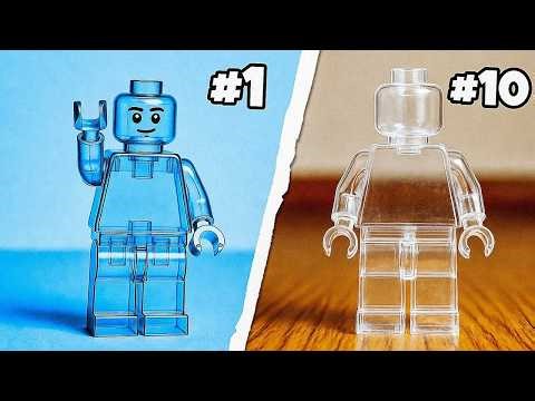 I made a LEGO Minifigure completely INVISIBLE...