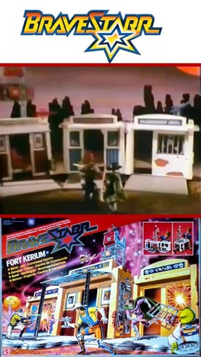 BRAVESTARR FORT KERIUM – The Wild West Space Fortress Every ’80s Kid Dreamed Of! Step back into the neon-blasted cosmos of the 1980s with the legendary BraveStarr Fort Kerium! This iconic playset fused sci-fi, space sheriffs, alien outlaws, and full-on Western mayhem into one unforgettable toy. From jailbreak escapes to high-noon laser duels, this fortress was the ultimate frontier battlefield. If you remember the clang of the jail doors, the command centre battles, and Kerium heists… you were p