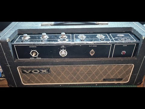 Vox Foundation 50 Watt Bass Amplifier Assessment Needs Full Restoration & Power Transformer Problem