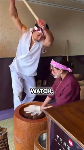 Making Mochi the Hard Way and It Actually Looks Easy 🧐! #usa