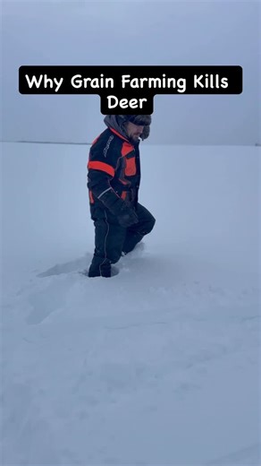 Josh Slager on Instagram: "The Problem With Modern Day Farming. Monoculture crops, weed control, efficiency, fall field cultivation kills deer in harsh winters. #farming #farm #farmer #reality #truth #hurts #wildlife #adventure #nature #winter #snow #cold #deer #whitetail #mule #elk #hunting #hunt #hunter #grain #oats #wheat #peas #corn #canola #combine #harvest #alberta #canada #2025"