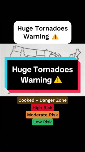 Huge Tornadoes Warning in the USA