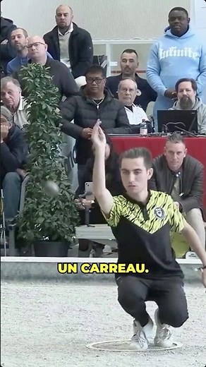 David versus Goliath: the decisive shot? Pétanque GENEVA Indoor