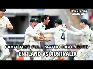ENG vs AUS 1st Test Highlight | Travis Head Century & Starc 10-Wicket Haul Seals Ashes Test WIN