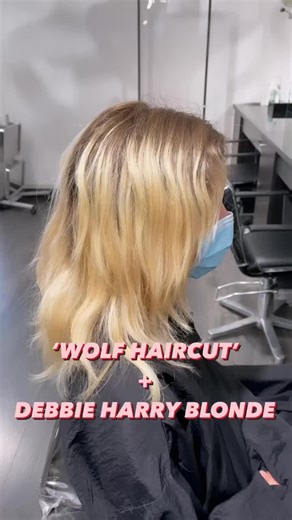 Debbie Harry Blonde Wolf Haircut Transformation