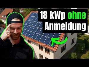 How to install a PV system without registration or an electrician (real example)