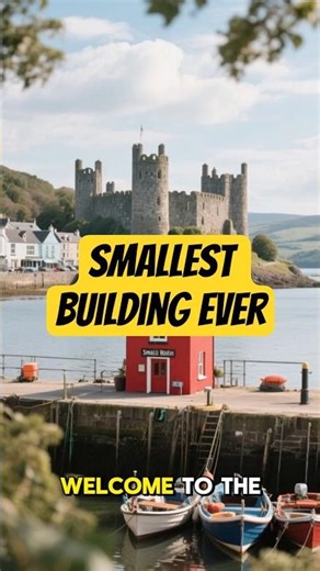 😱 The Smallest Building Ever Built! #smallest #architecture #worldrecord #facts #shortsvideo #shorts