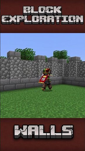 26 WALL TYPES #minecraftbuilding #minecraftwiki #didyouknow