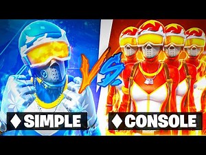 1 FASTEST SIMPLE EDITOR vs 4 CONSOLE PLAYERS!