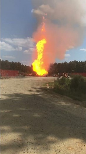 Gas well Explosion