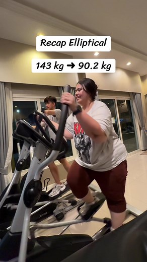 Workout with Elliptical: From 143kg to 90.2kg