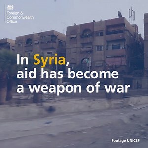 2.4K views · 63 reactions | Right now over 13 million people in Syria need humanitarian assistance. | Foreign, Commonwealth & Development Office | Facebook