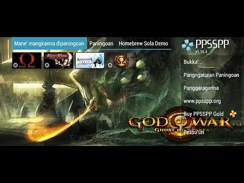 How to change language on ppsspp