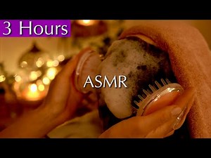 ASMR Shampoo 3Hours🧴Cozy Bubbles & Hair Wash for Deep Relaxation🧖‍♀️ No Talking