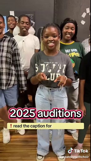 Mzansi Youth Choir Auditions on February 8, 2025
