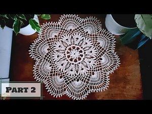 Beautiful vintage doily pattern | Vintage crochet tutorial | part 2
