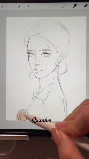 how to draw digital art on IPad tablet amazing #foryou #satisfying #sketch #drawing #digitalpainting #artwork #tutorial #tutorial #speedart #process #digitalart #digitaldrawing #art #procreate