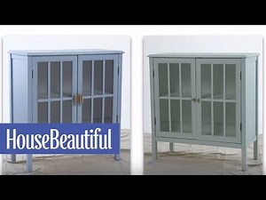 One Cabinet, Two Fresh New Looks | House Beautiful