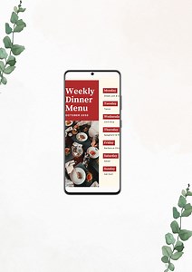 Weekly Dinner Menu Printable | Aesthetic Meal Planner Template | PDF Meal Schedule | Purple Cream Design | Instant Download - Etsy Canada