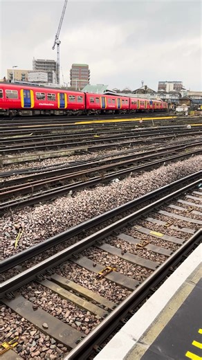 SWR Class 455 Farewell Tour Passing Clapham Junction