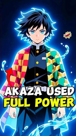 WHY AKAZA NEVER USED FULL POWER AGAINST RENGOKU!#shorts #demonslayer
